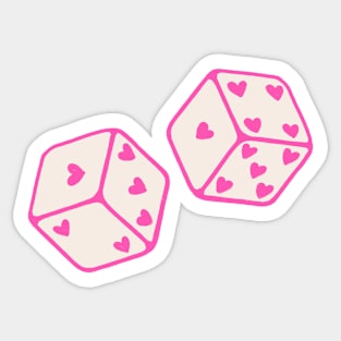 Heart Dice (2024) Sticker